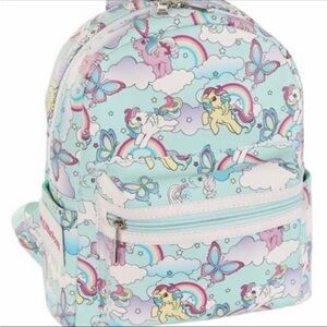 My Little Pony, MLP, Mini Backpack, NWT, Rainbows, Butterflies, Clouds, Licensed